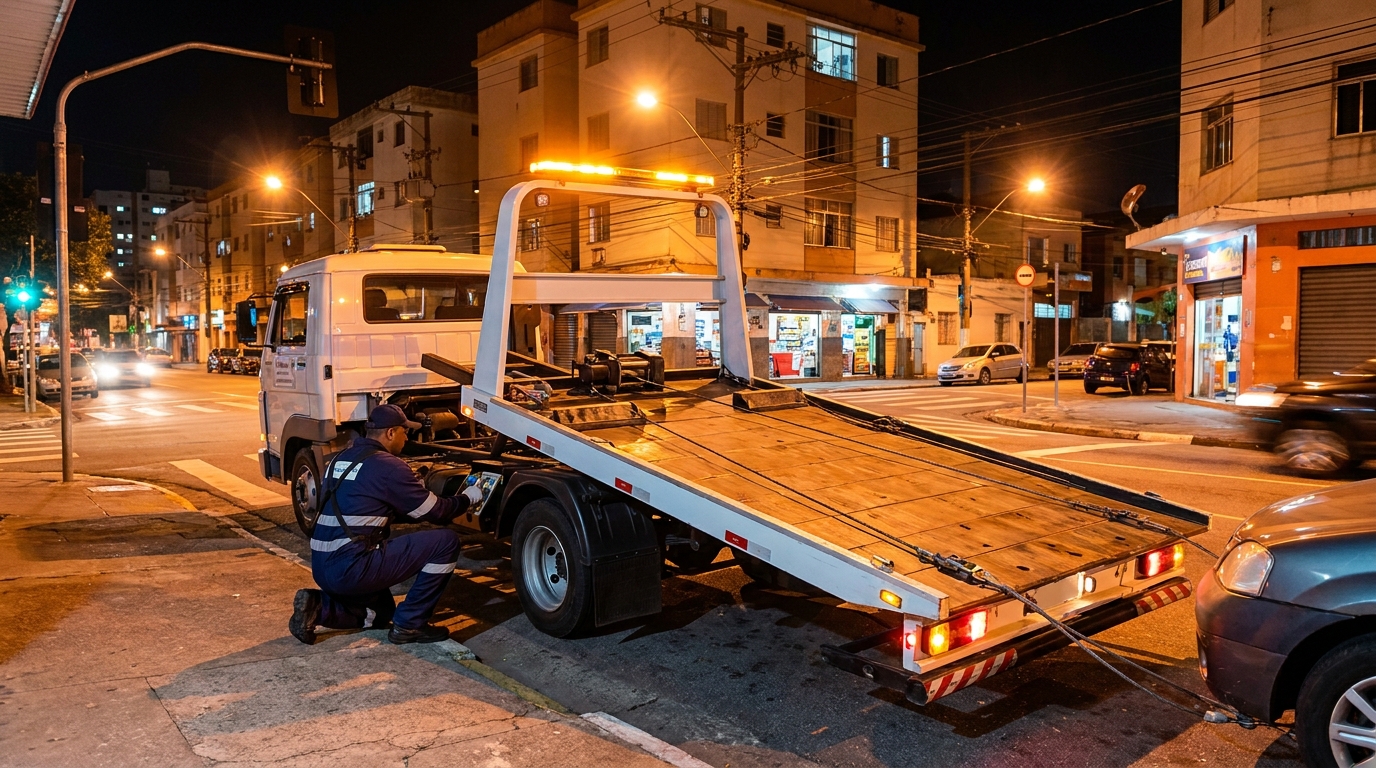 Guincho 24h profissional em Bauru‑SP