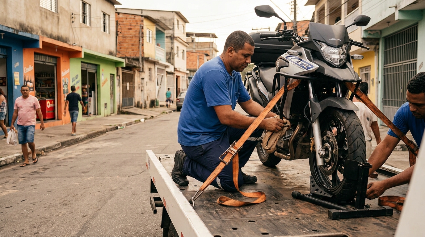 Guincho para Moto em Bauru‑SP